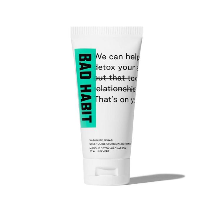 Bad Habit 10-minute Rehab Green Juice Charcoal Detox Mask - 2.5 Fl Oz - Ulta Beauty