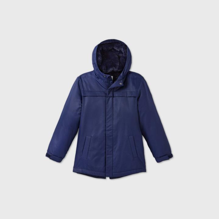 Boys' Parka Jacket - Cat & Jack Navy