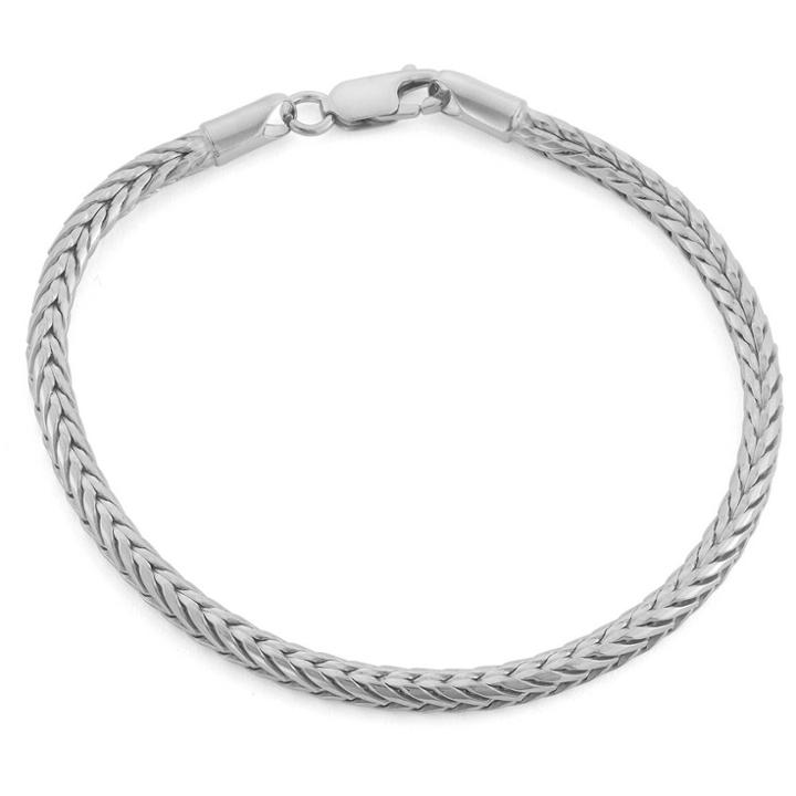 Tiara Foxtail Chain Bracelet In Sterling Silver, Women's, Size: