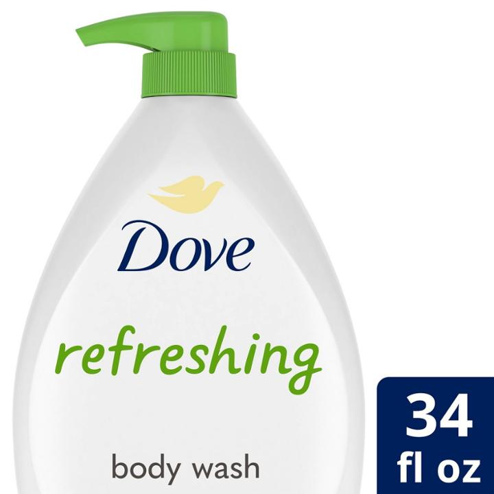 Dove Beauty Refreshing Cucumber & Green Tea Body Wash Pump