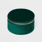 Circular Zippered Jewelry Organizer - A New Day Dark Green