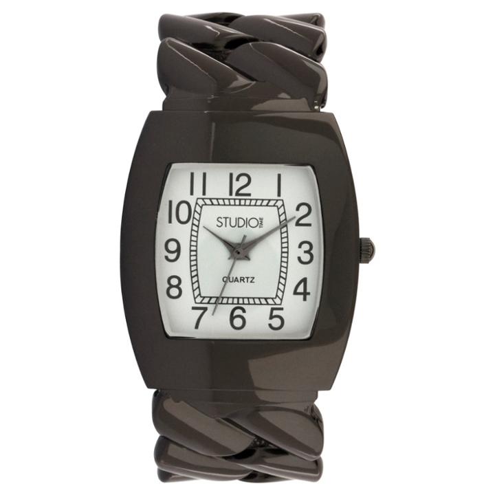 Women's Studio Time Bangle Watch - Black