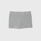 Women's Cozy Ribbed Lounge Shorts - Colsie Gray