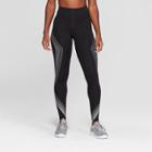 Women's Running Striped Mid-rise Leggings - C9 Champion Black