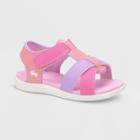 Toddler See Kai Run Basics Shayna T-strap Gladiator Sandals - Coral Pink