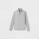 Girls' Soft 1/4 Zip Pullover - All In Motion Heather Gray