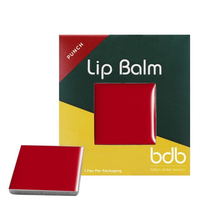 Billion Dollar Beauty Waterproof Hydrating Lip Balm Pan - Punch