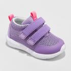 Toddler Girls' Dustin Adjustable Easy Close Mesh Sneakers - Cat & Jack Purple