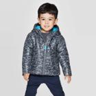 Toddler Boys' Midweight Puffer Jacket - Cat & Jack Charcoal