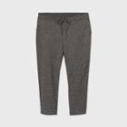 Women's Plus Size Mid-rise Pull-on Knit Pants - Ava & Viv Black/white