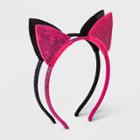 Girls' 2pk Sequins Cat Ears Headband - Cat & Jack,