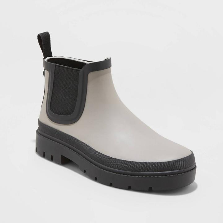 Women's Kaden Rubber Double Gore Rain Boots - Universal Thread Gray