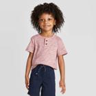 Toddler Boys' Hanley T-shirt - Cat & Jack Pink 12m, Toddler Boy's