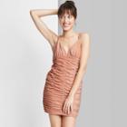 Women's Sleeveless Ruched Bodycon Dress - Wild Fable Blush