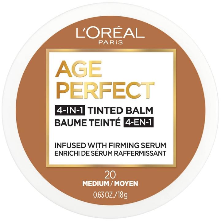 L'oreal Paris Age Perfect 4-in-1 Tinted Face Balm Foundation - Medium 20
