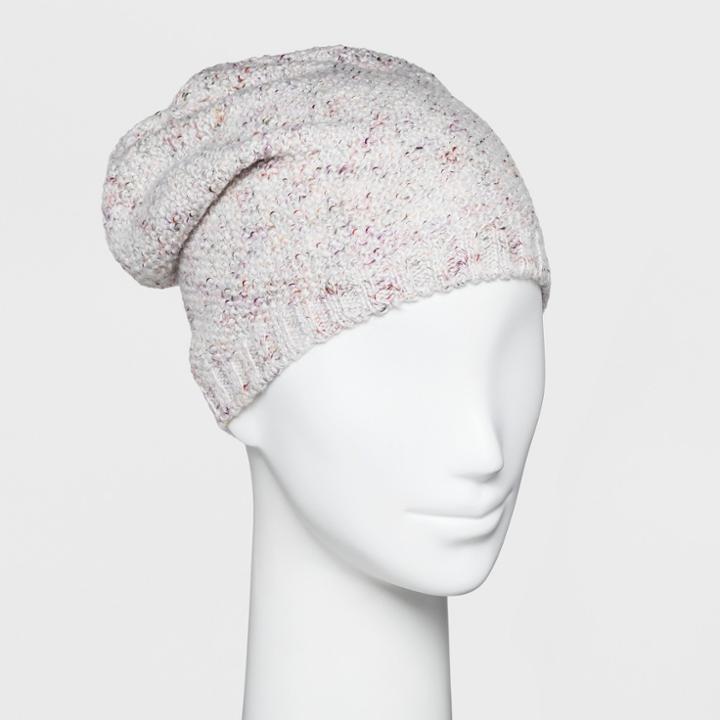 Universal Thread Women's Textured Knit Beanie - A New Day Pink