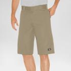 Dickies Men's Relaxed Fit Twill 13 Multi-pocket Work Shorts- Khaki (green)