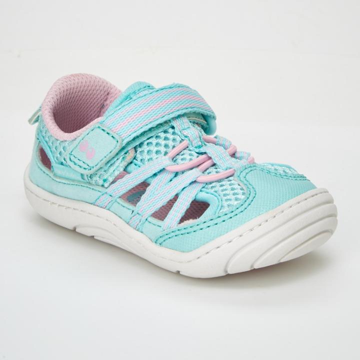 Toddler Girls' Surprize By Stride Rite Charley Fisherman Sandals - Light Blue/pink