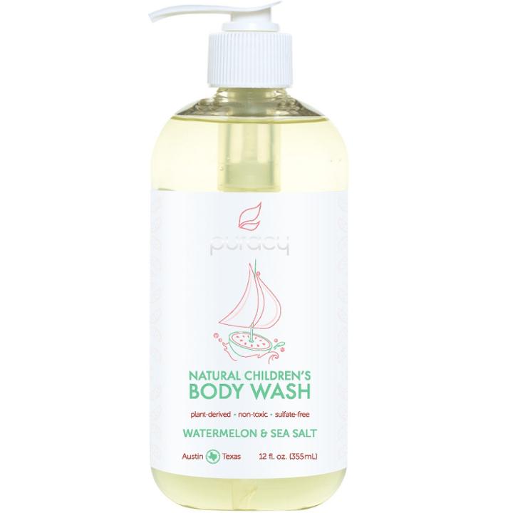 Puracy Natural Watermelon & Sea Salt Sulfate-free Kid's Soap & Children's Body Wash
