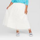 Girls' Sparkle Maxi Skirt - Cat & Jack Cream S, Girl's, Size: