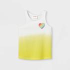 Toddler Girls' Heart Dip-dye Tank Top - Cat & Jack Yellow