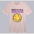 Merch Traffic Toddler Girls' Short Sleeve Nirvana T-shirt - Pink