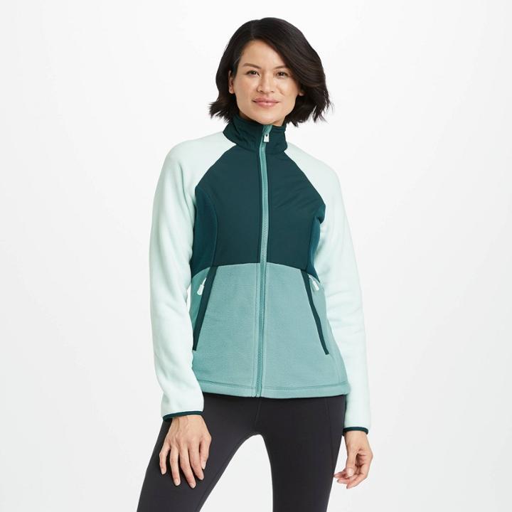 Women's Polartec Fleece Jacket - All In Motion Teal