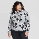 Women's Disney Mickey Mouse Hooded Sweatshirt (juniors') - Heather Gray 1x, Women's,