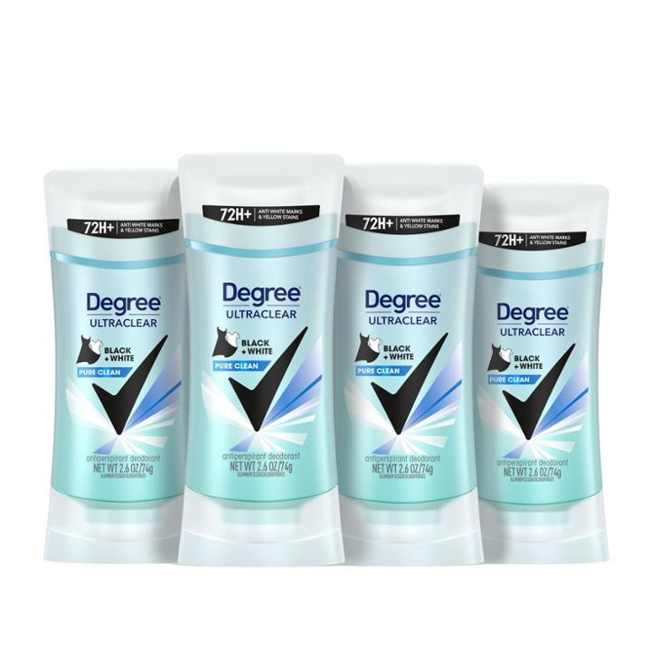 Degree Motionsense Pure Clean Ultraclear Black + White 72 Hour Antiperspirant & Deodorant