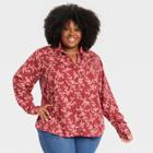 Women's Plus Size Long Sleeve Button-down Shirt - Knox Rose