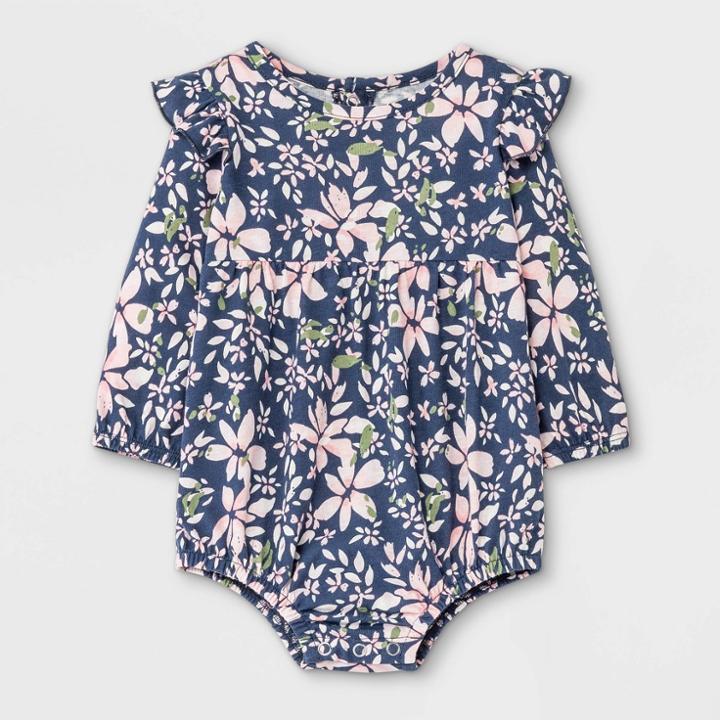 Grayson Mini Baby Girls' Jersey Bubble Romper - Newborn
