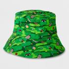 Bug Camo Gardening Sun Hat Green One Size - Kid Made Modern, Kids Unisex