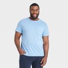 Men's Regular Fit Short Sleeve T-shirt - Goodfellow & Co Blue