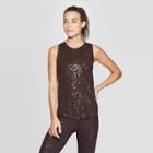 Women's Performance Animal Print Active Tank Top - C9 Champion Brown M,