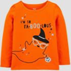 Baby Girls' Halloween 'fa-boo-lous' T-shirt - Just One You Made By Carter's Orange