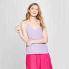 Women's Crepe Cami - A New Day Lavender (purple)