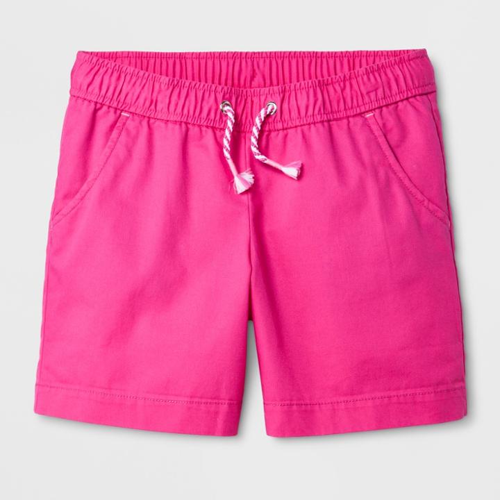 Girls' Fashion Shorts - Cat & Jack Magenta (pink)