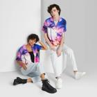 Short Sleeve Camp Button-down Shirt - Wild Fable Xs, Multicolored