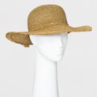 Women's Straw Floppy Hat With Tassel - Universal Thread Tan