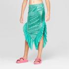 Plus Size Girls' Mermaid Swim Skirt - Cat & Jack Turquoise
