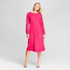 Women's Long Sleeve Midi Dress - Who What Wear Pink