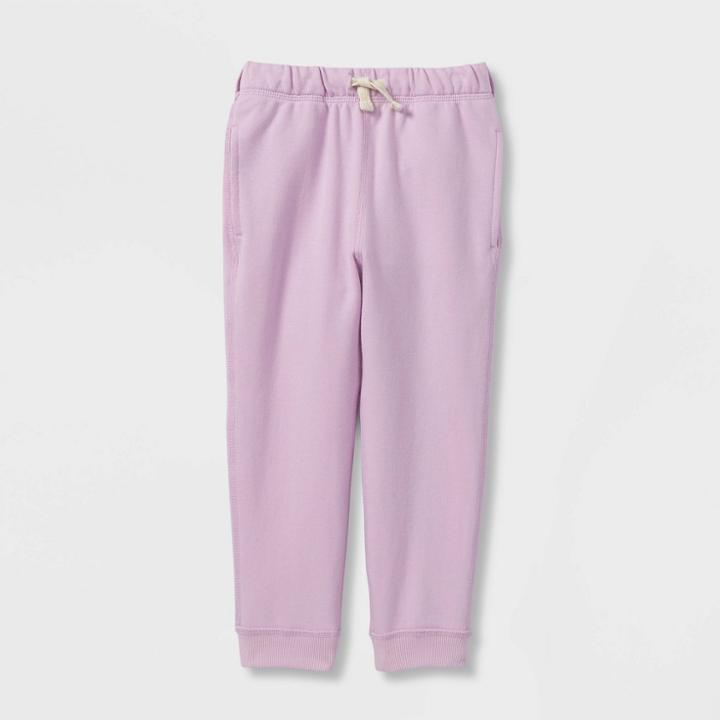 Toddler Adaptive Pull-on Jogger Pants - Cat & Jack Light Purple