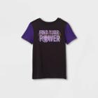 Boys' Marvel 'find Your Power' Short Sleeve T-shirt - Purple/black