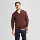 Men's Pullover Shawl Collar Sweater - Goodfellow & Co Rust