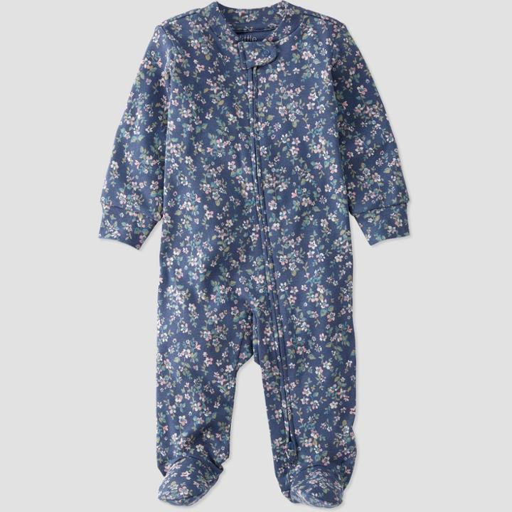 Baby Floral Print Sleep N' Play - Little Planet By Carter's Blue Newborn