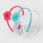 Girls' 3pk Flower Headbands - Cat & Jack,
