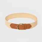 Women's Papaya Stretch Belt With Tabs - Universal Thread Raffia