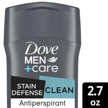 Dove Men+care 72-hour Stain Defense Antiperspirant & Deodorant Stick - Clean