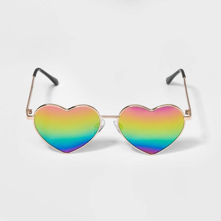 Kids' Heart Sunglasses - Art Class Gold