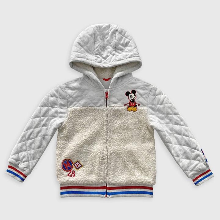 Boys' Disney Mickey Mouse & Friends Fleece Pullover - Gray 3 - Disney